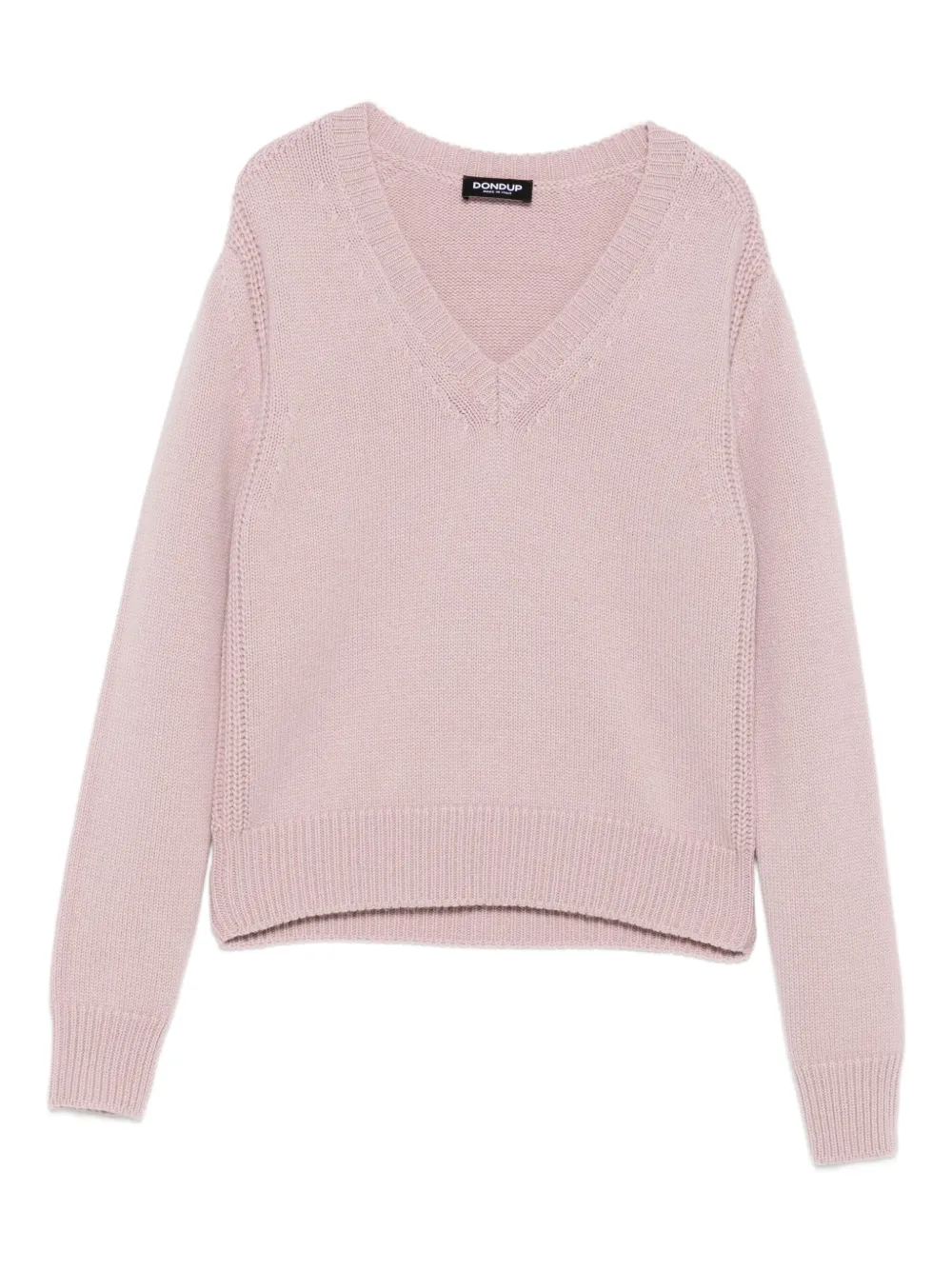 DONDUP Trui met V-hals Roze