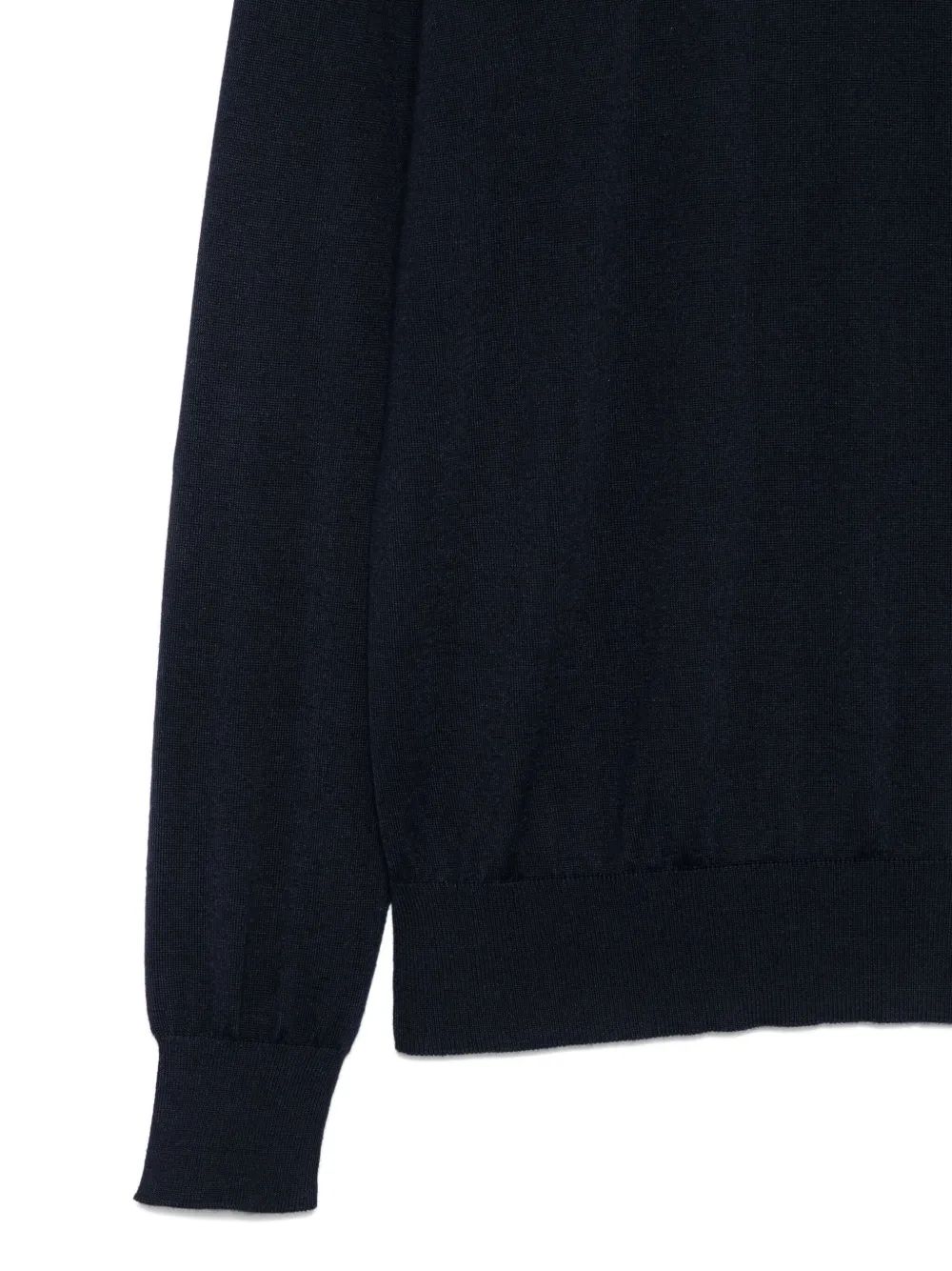 Malo long-sleeve crew-neck sweater Blauw
