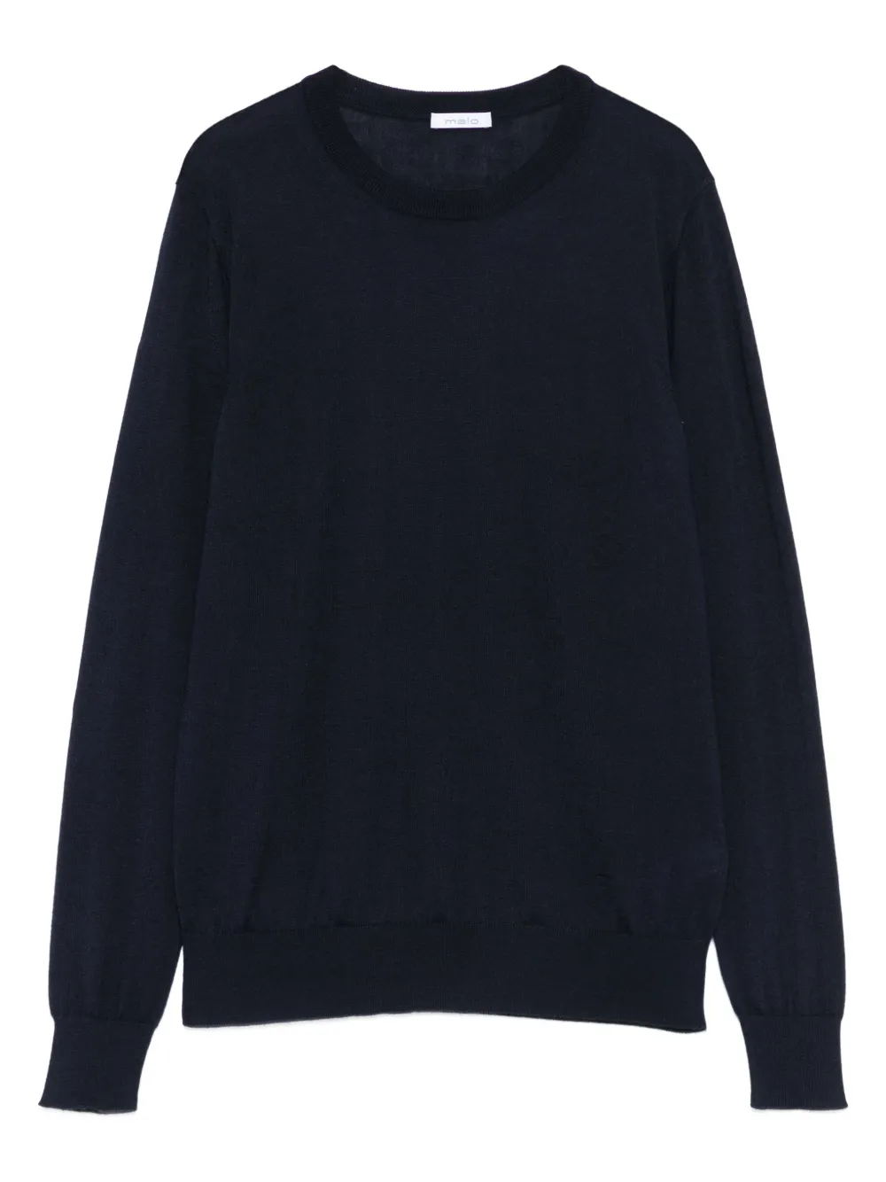 Malo long-sleeve crew-neck sweater | Blue | Image 1