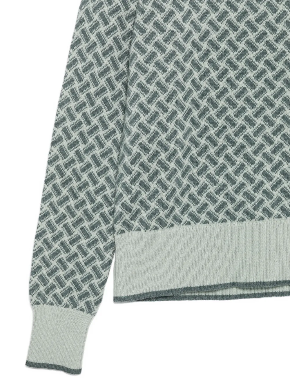 Drumohr V-neck Sweater In Green