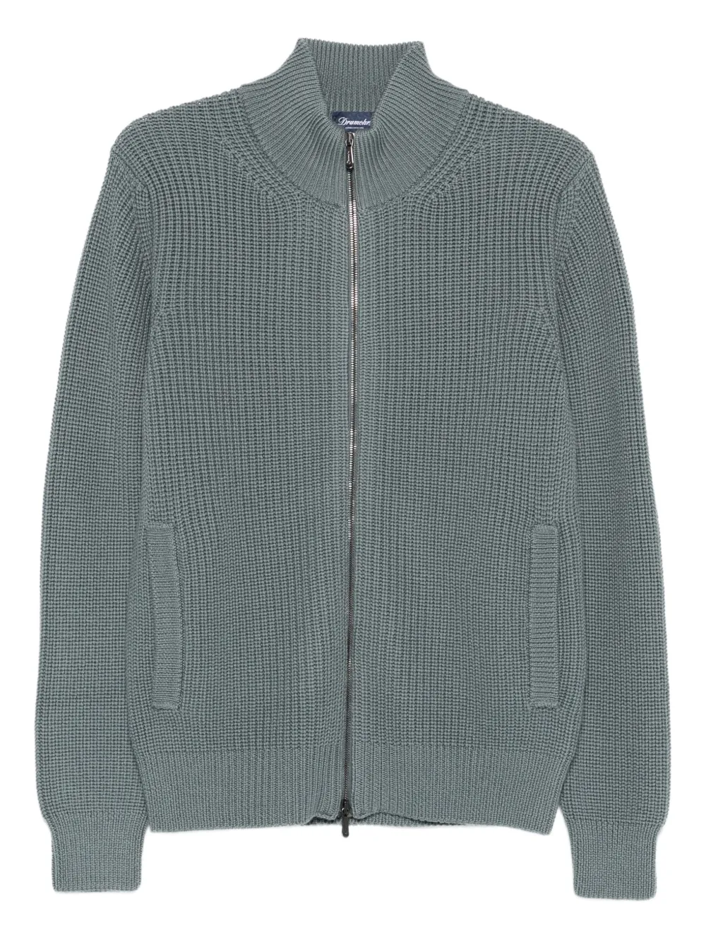 Drumohr Vest met rits Blauw