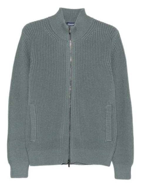 Drumohr zip-front cardigan