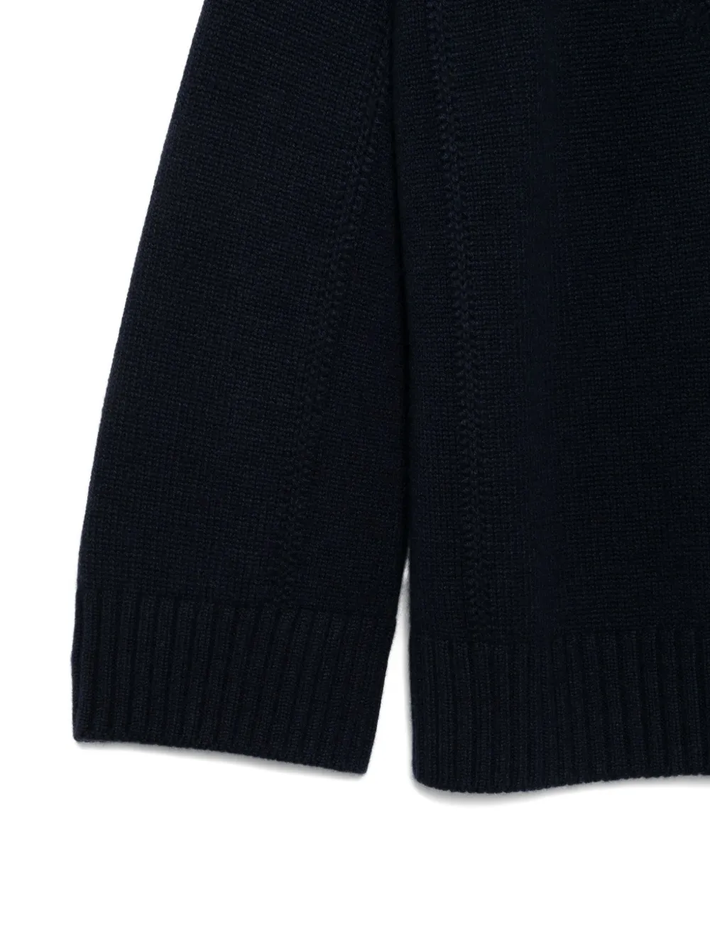 Malo ribbed cashmere sweater Blauw