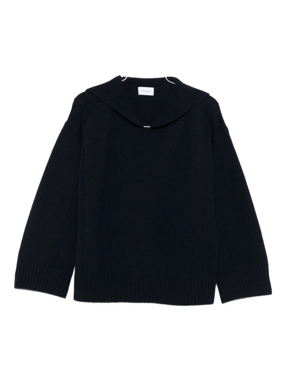 Malo ribbed cashmere sweater Blauw