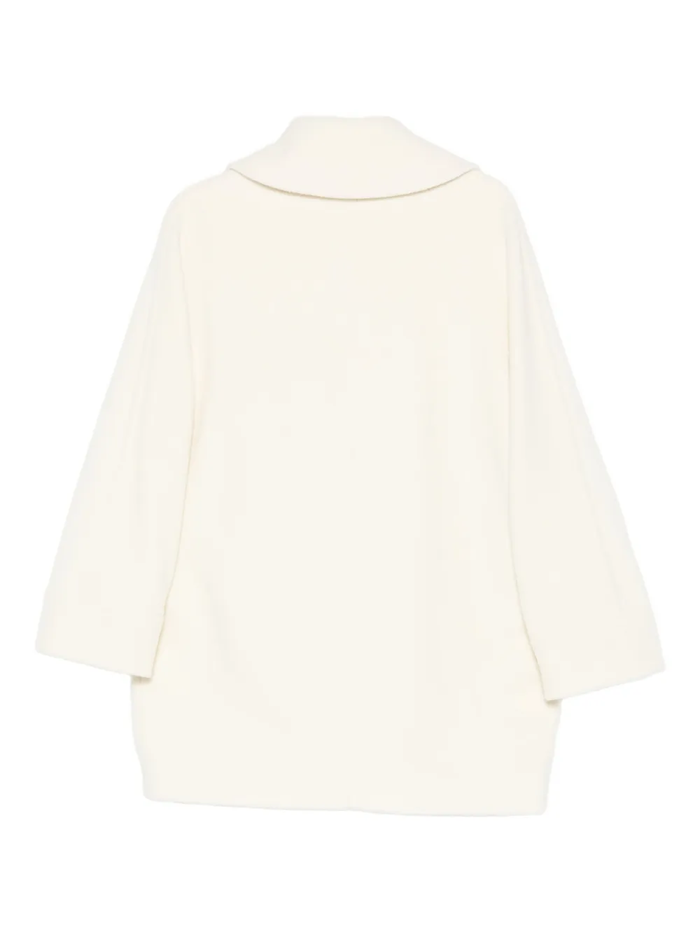 Tagliatore double-breasted patch-pocket coat Beige