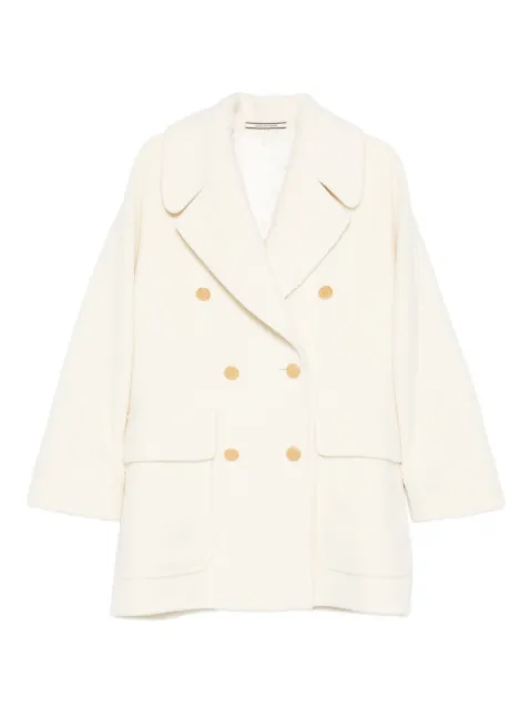 Tagliatore double-breasted patch-pocket coat