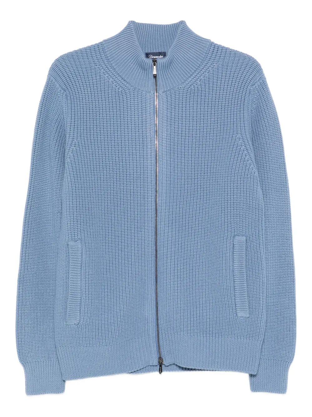 Drumohr Vest met rits Blauw