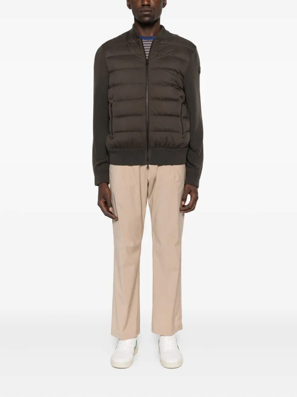 Moncler Gewatteerd vest Bruin