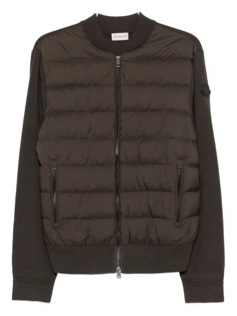 Moncler padded zip-up cardigan