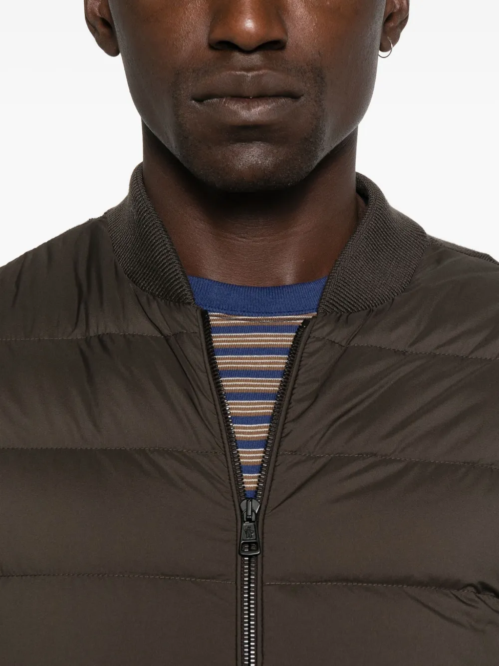 Moncler Gewatteerd vest Bruin