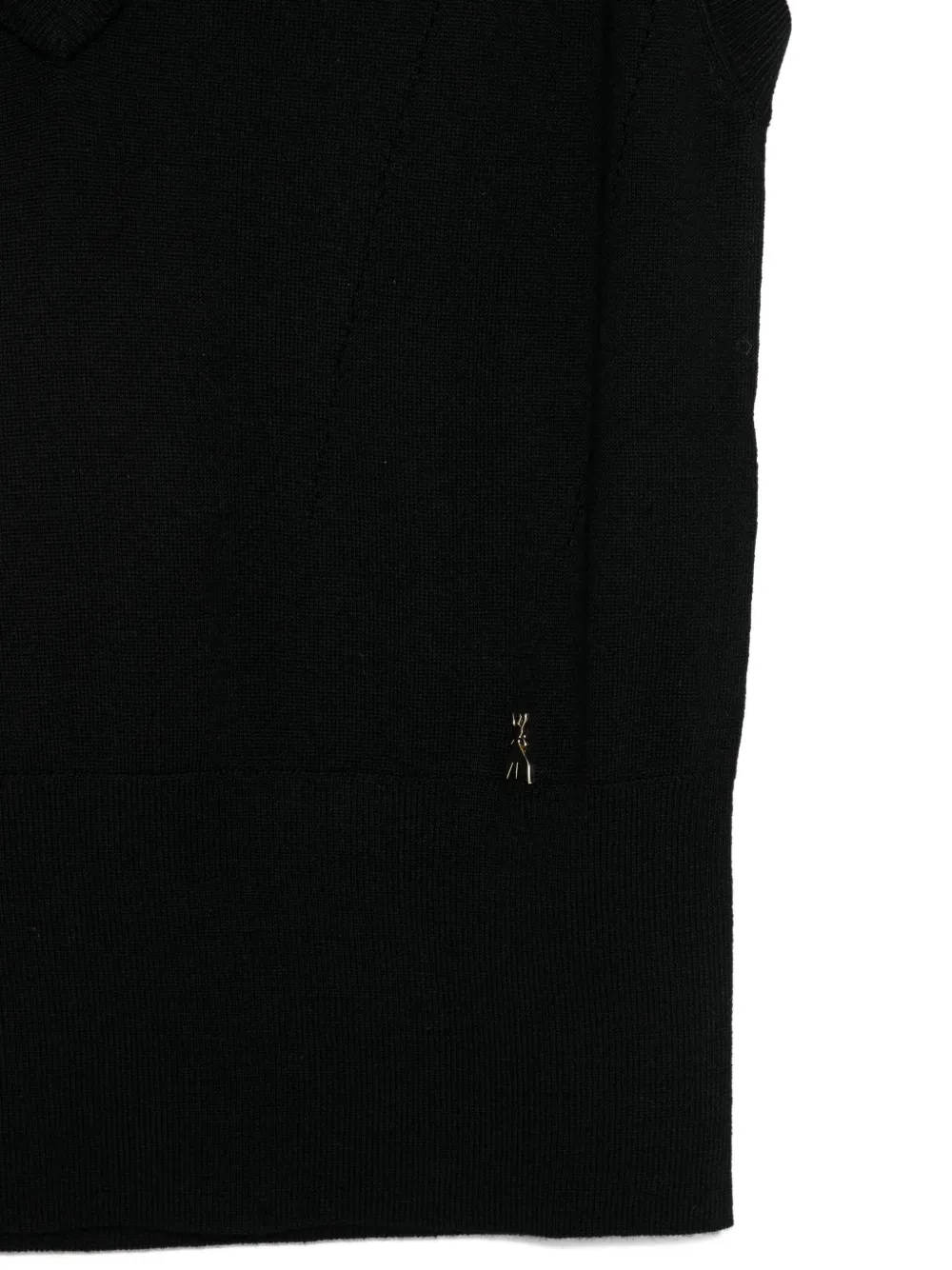 Patrizia Pepe Gilet met V-hals Zwart