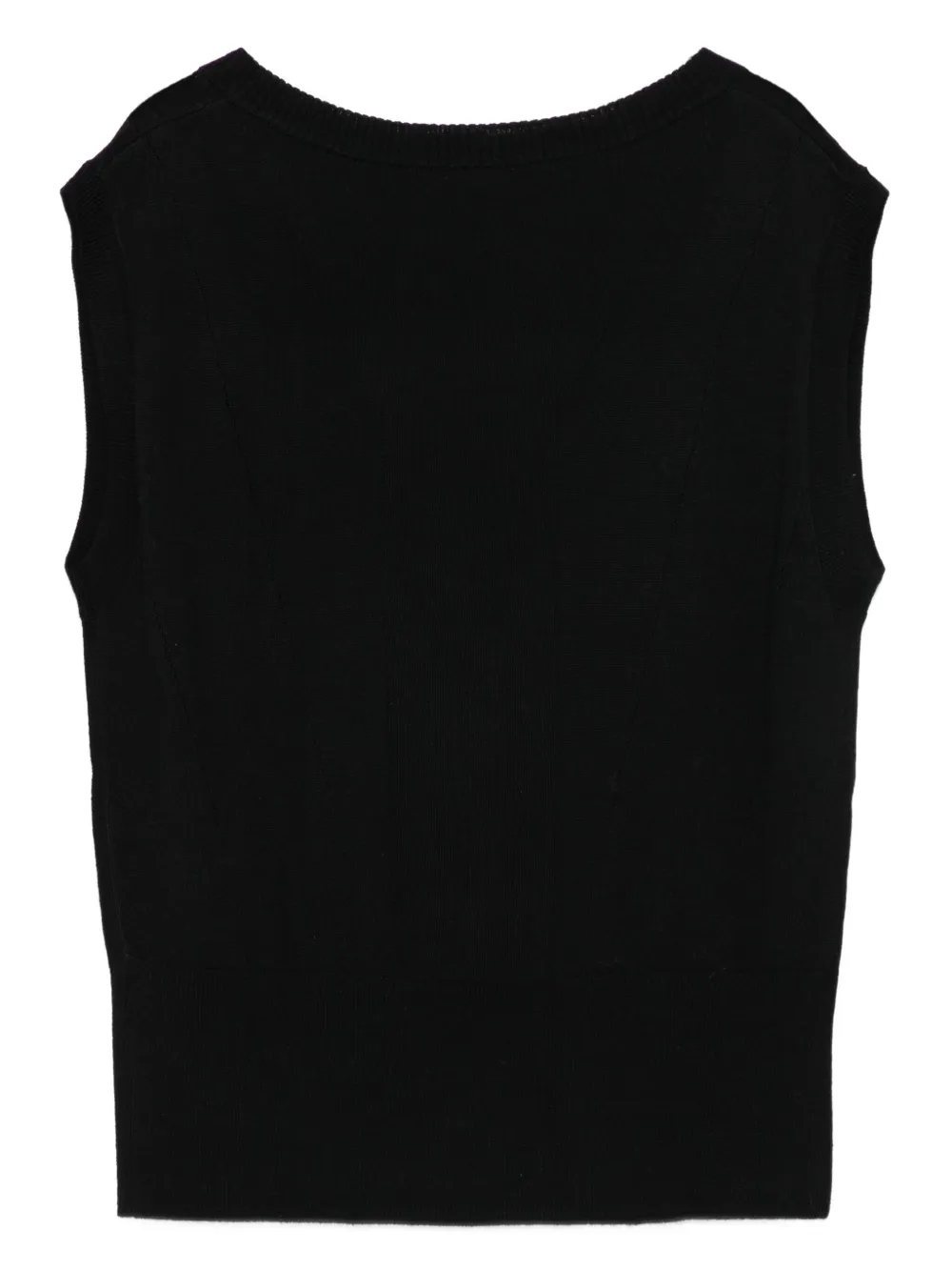 Patrizia Pepe V-neck wool vest | Vests & Tank Tops | Image 2