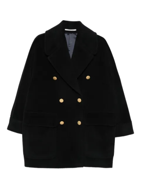 Tagliatore double-breasted patch-pocket coat