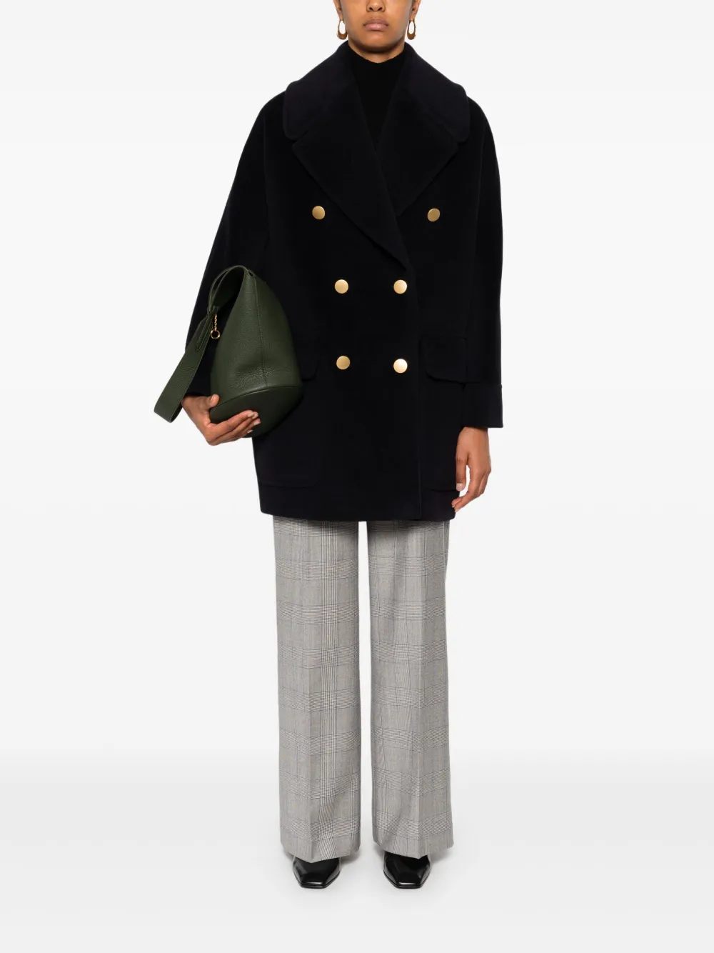 Tagliatore double-breasted patch-pocket coat | Double Breasted & Peacoats | Image 2