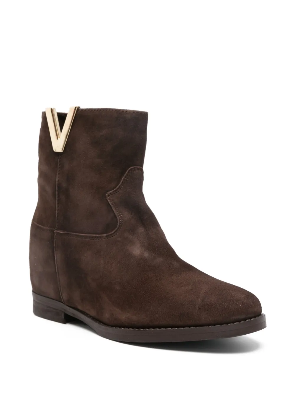 Julie Dee V-detail suede boots | Ankle Boots | Image 2