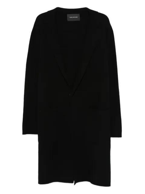 Tagliatore V-neck wool coat