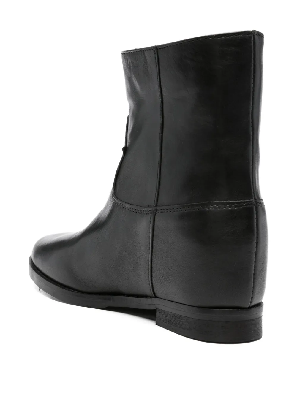 Julie Dee leather ankle boots Black