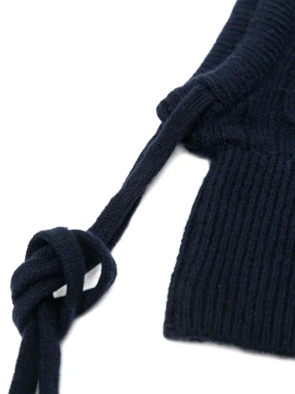 Polo Ralph Lauren ケーブル編み ウールとカシミア バラクラバ Polo Ralph Lauren ケーブルニット バラクラバ | ブルー | FARFETCH JP