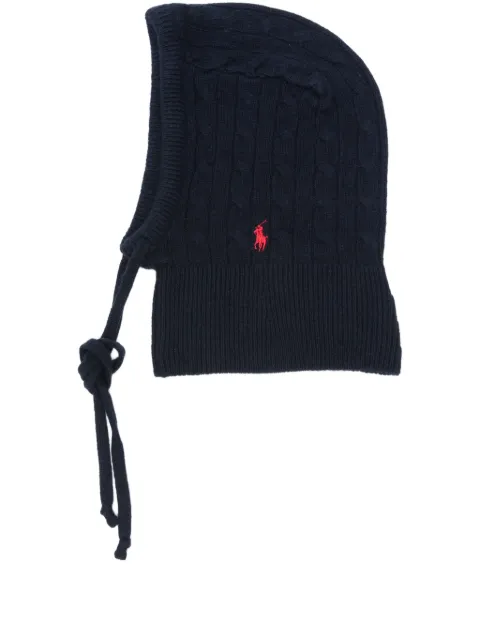 Polo Ralph Lauren cable-knit tie balaclava