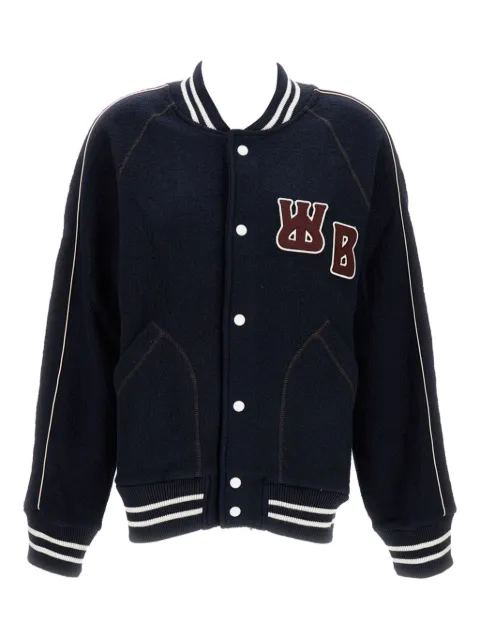 Wales Bonner embroidered-logo jacket