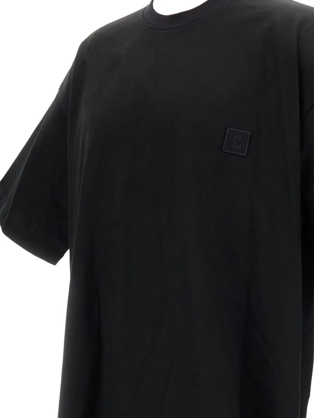 Wooyoungmi Embroidered-logo T-shirt In Black