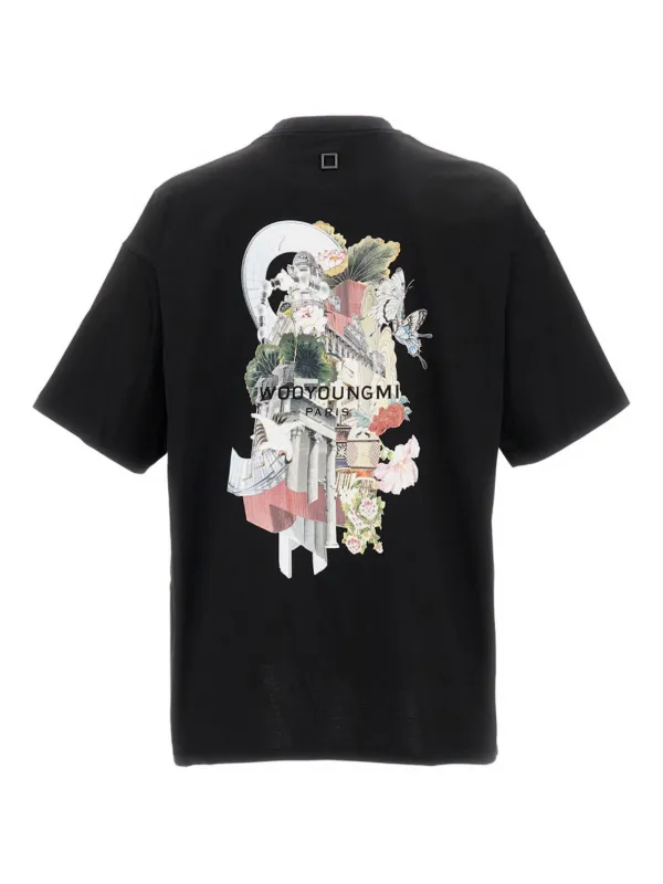 Wooyoungmi ロゴ Tシャツ | ブラック | FARFETCH JP