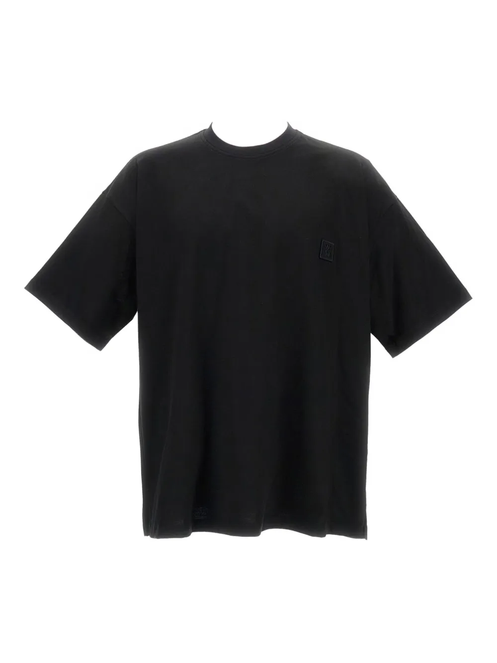 Wooyoungmi Embroidered-logo T-shirt In Black