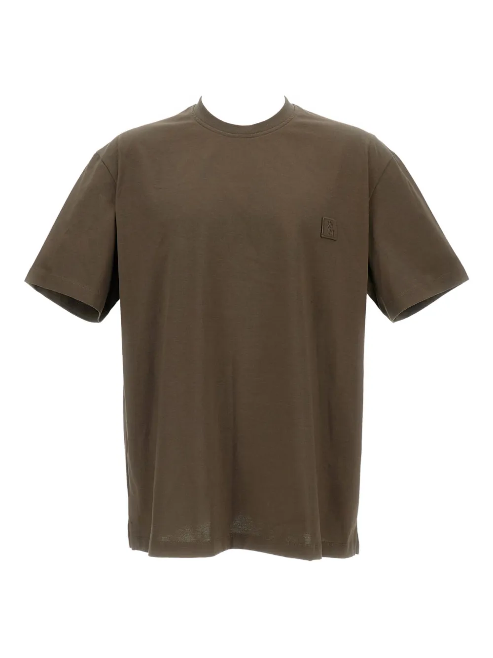 Wooyoungmi Embroidered-logo T-shirt In Brown
