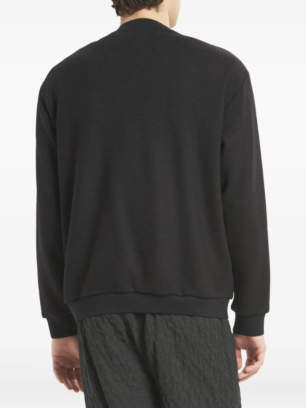Barena Venezia Ribbed Long-sleeved Sweater In Gray