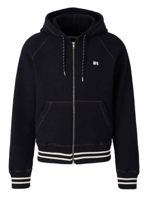 Wales Bonner hooded wool cardigan