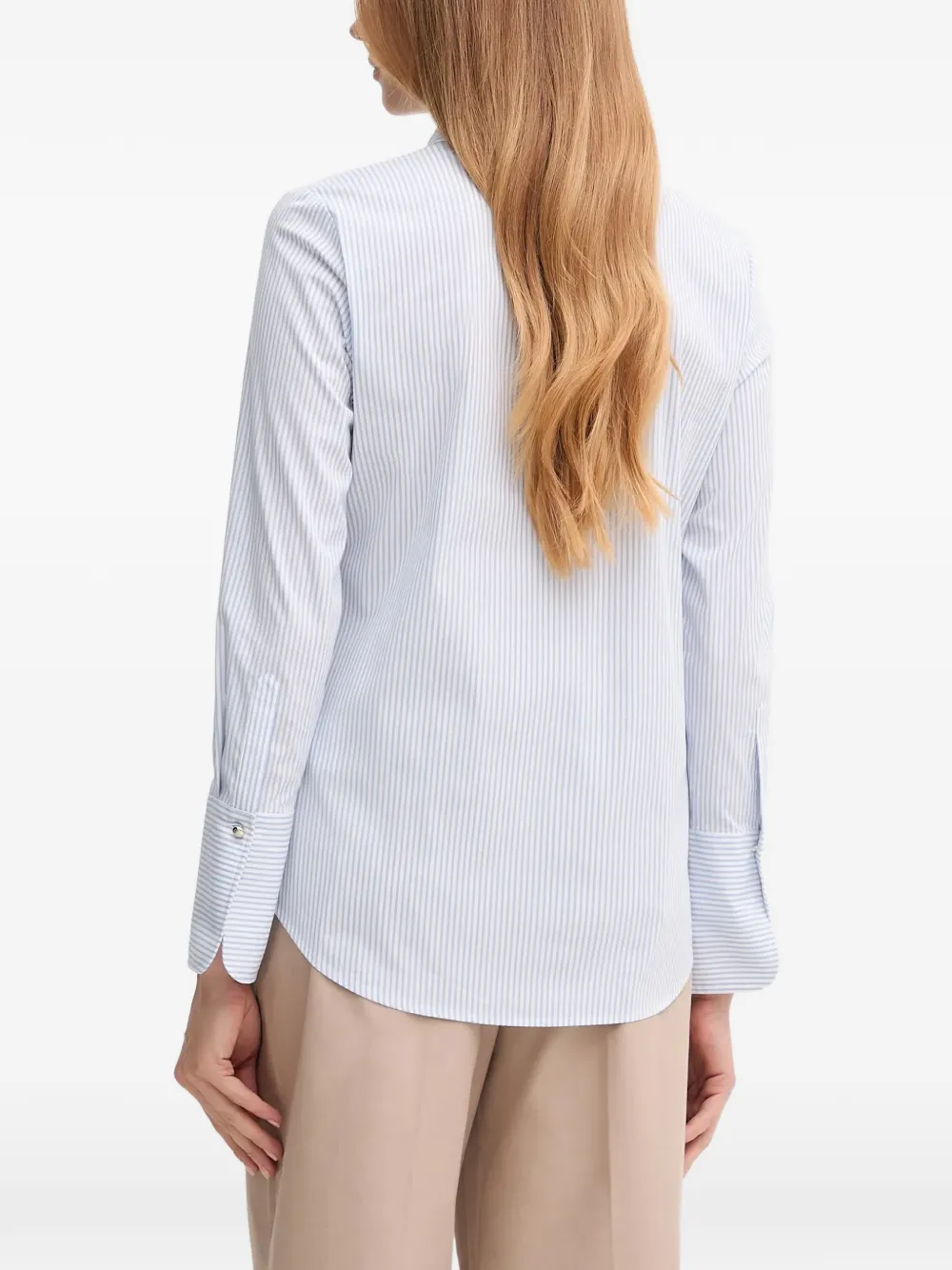 Joop! Gestreept blouse Wit