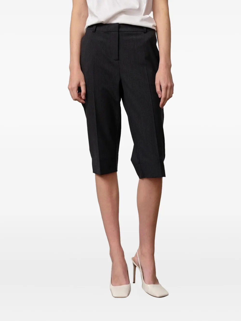 HERSKIND cropped trousers - Zwart