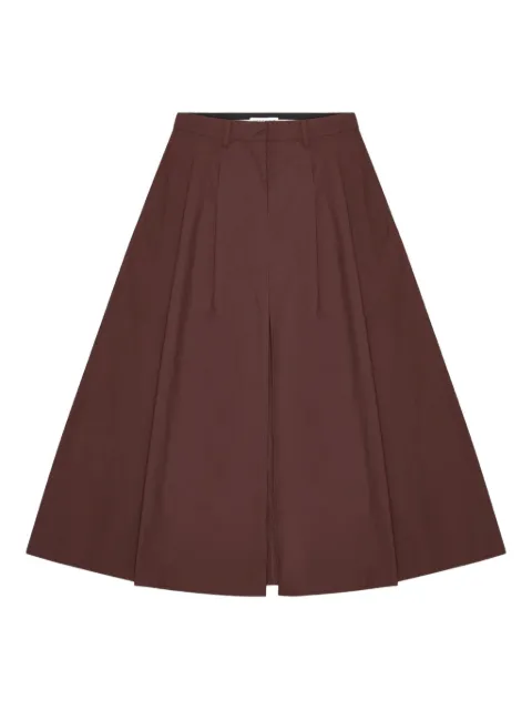 HERSKIND pleated-front skirt
