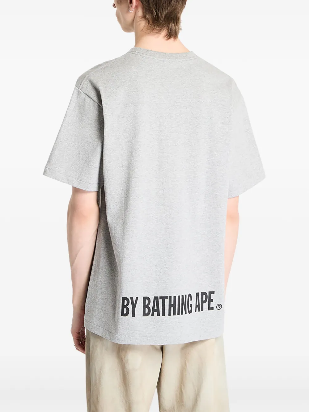 A BATHING APE T-shirt met print Grijs