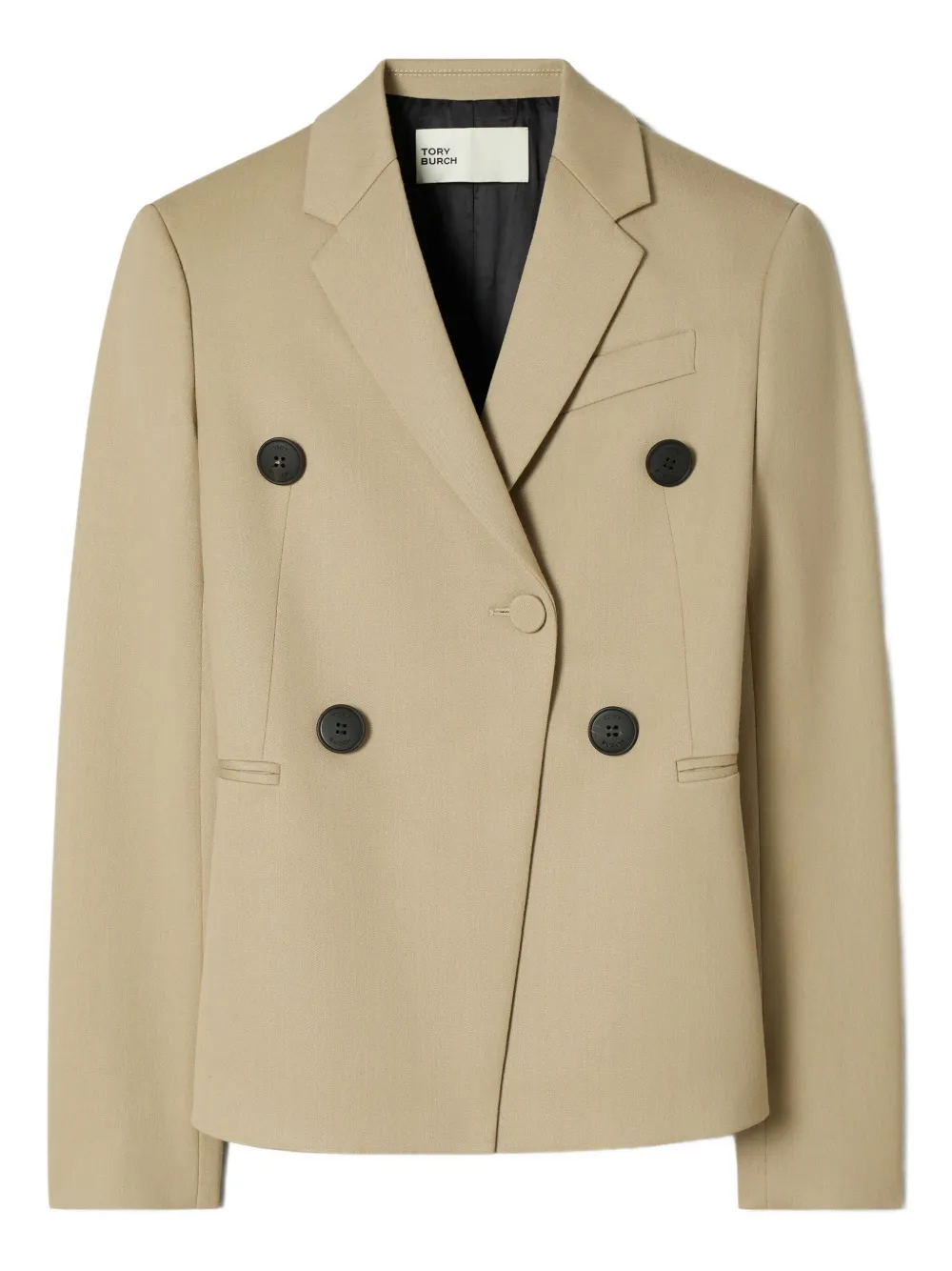 Tory Burch Blazer met dubbele rij knopen Grijs