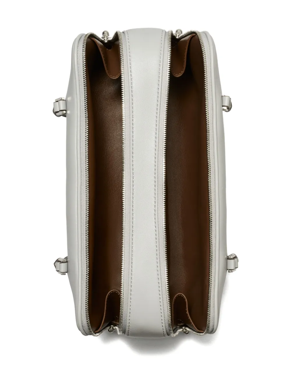 Tory Burch Small Marshmallow Shoulder Bag In Gray