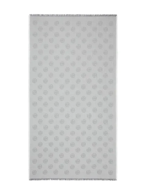 Tory Burch mascada con logo de medallón