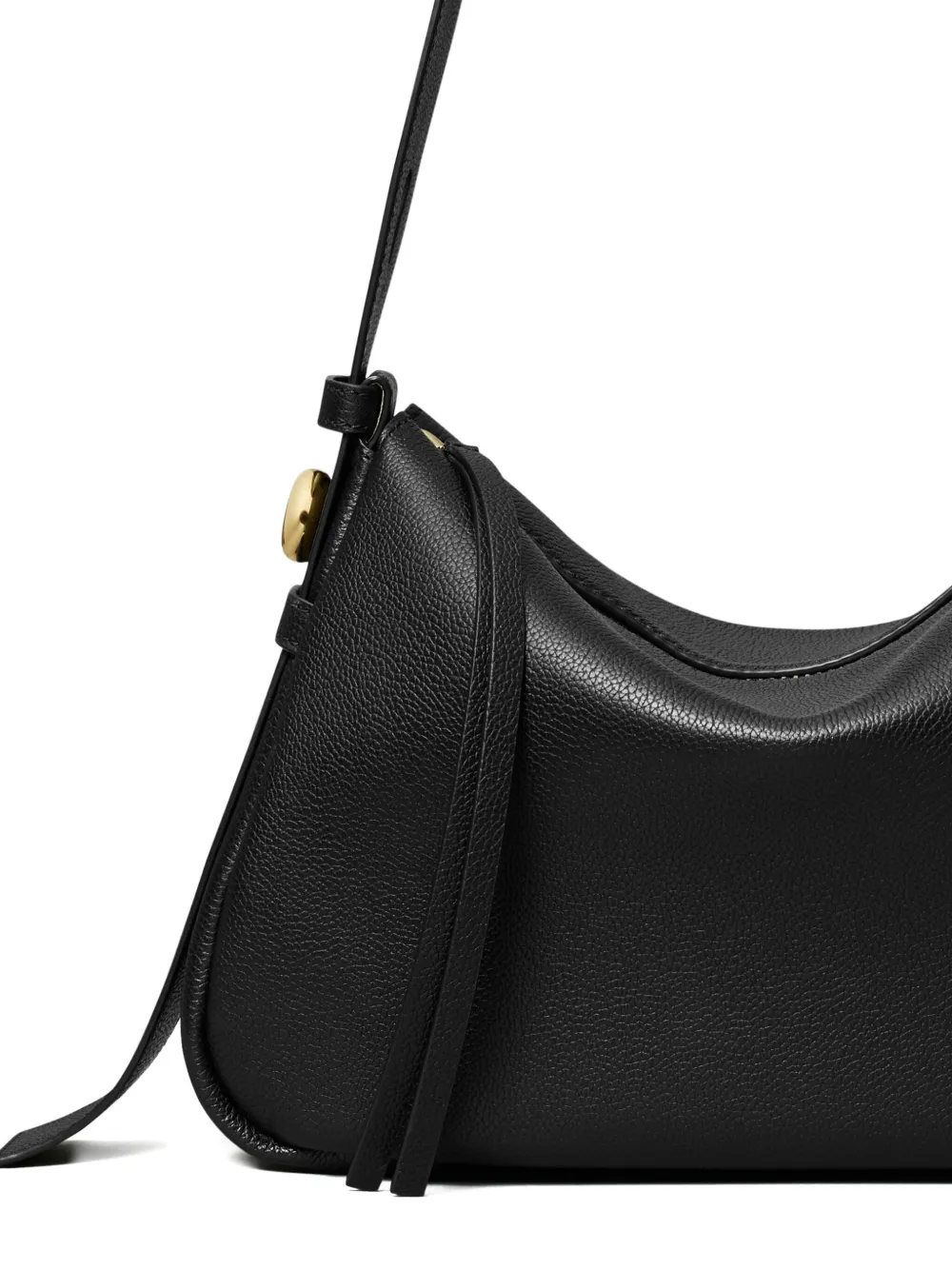 Tory Burch Romy schoudertas met gewelfde omslag Zwart