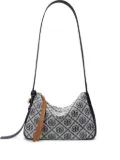 Tory Burch small Romy T Monogram shoulder bag - Blue