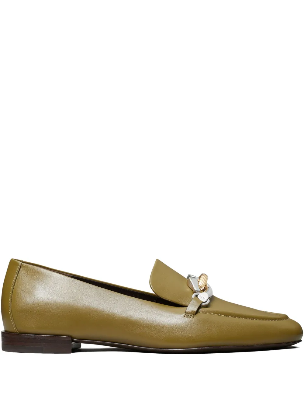 Tory Burch Jessa leather loafers Green