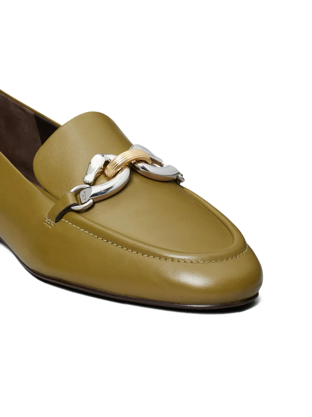 Tory Burch Jessa leather loafers Green