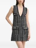 Silvian Heach tweed mini dress - Black
