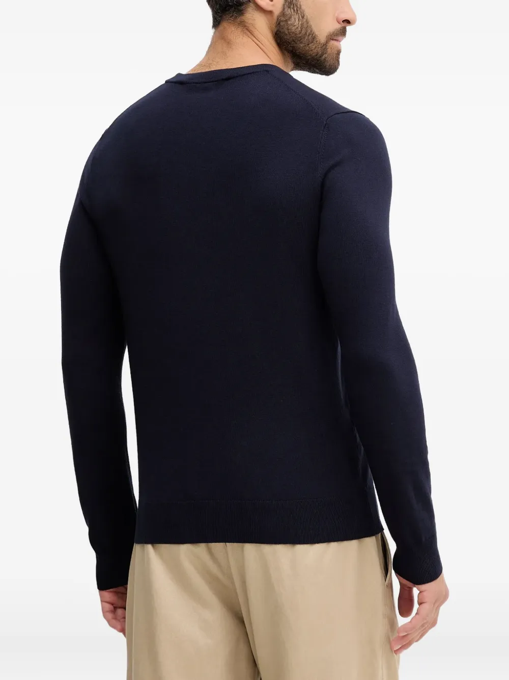 Trussardi Trui met ronde hals Blauw