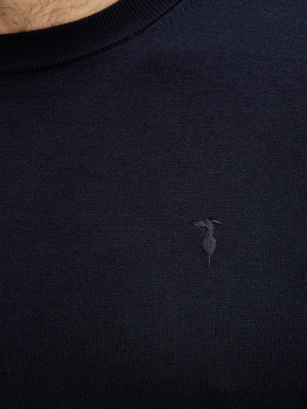 Trussardi Trui met ronde hals Blauw