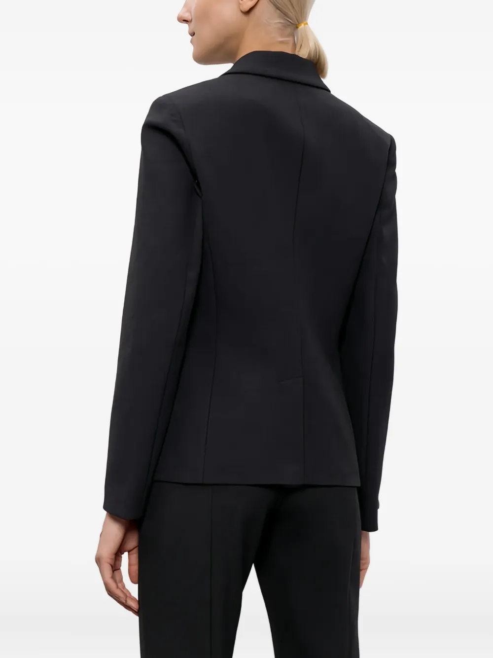 Peserico Pocket Blazer In Black