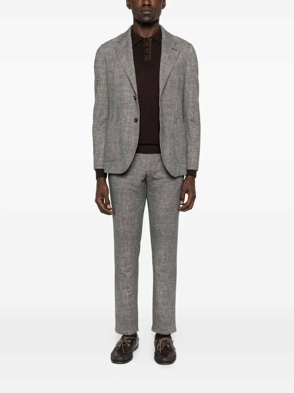 Circolo 1901 drawstring cotton-blend trousers - Grijs
