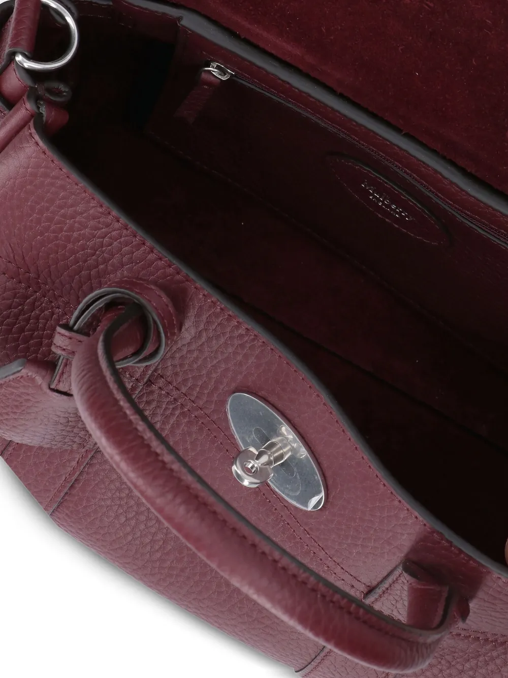 Mulberry Bayswater shopper met Postman's-slot Violet