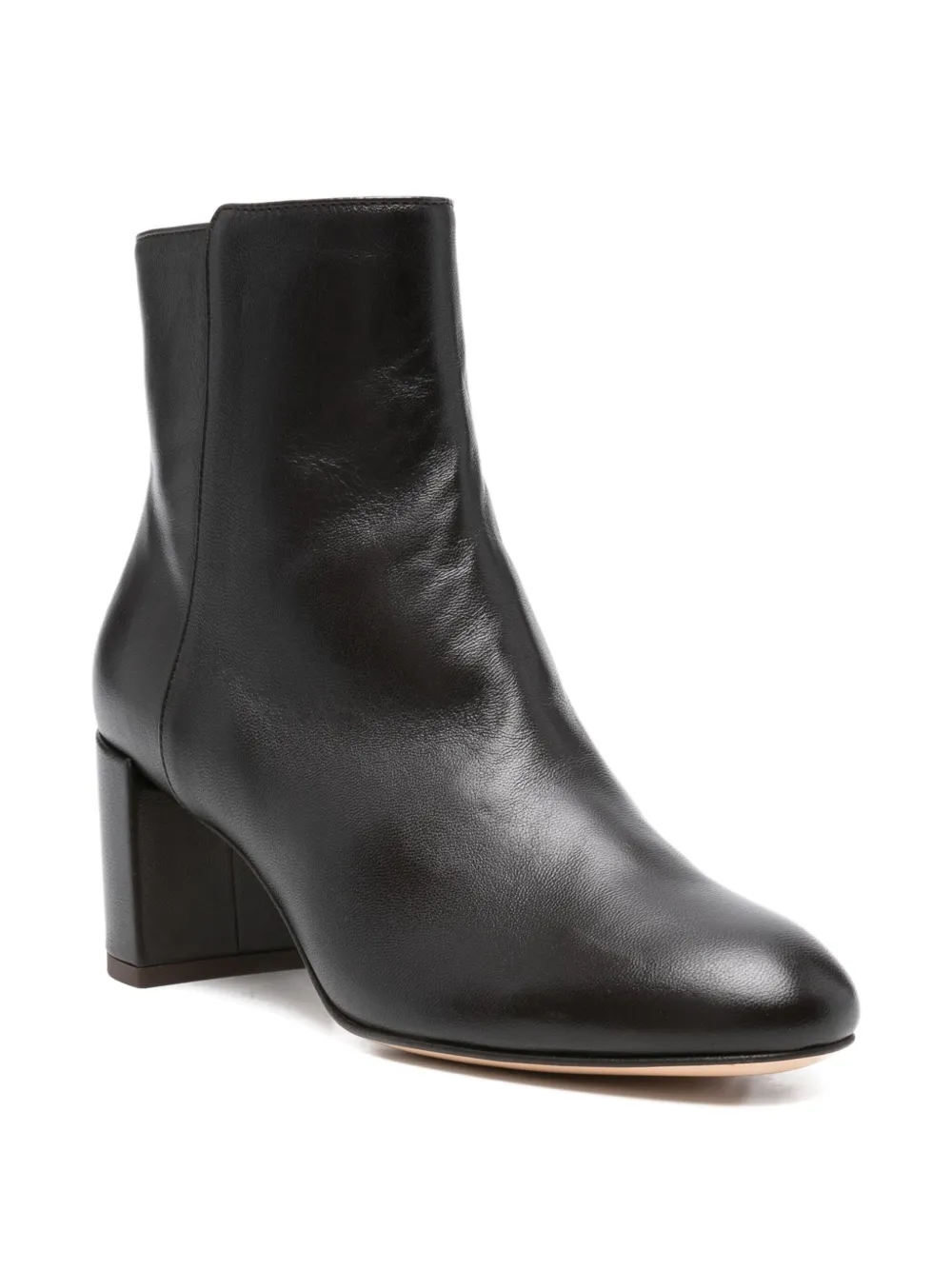 Agl Attilio Giusti Leombruni 60mm Block-heel Leather Boots In Brown