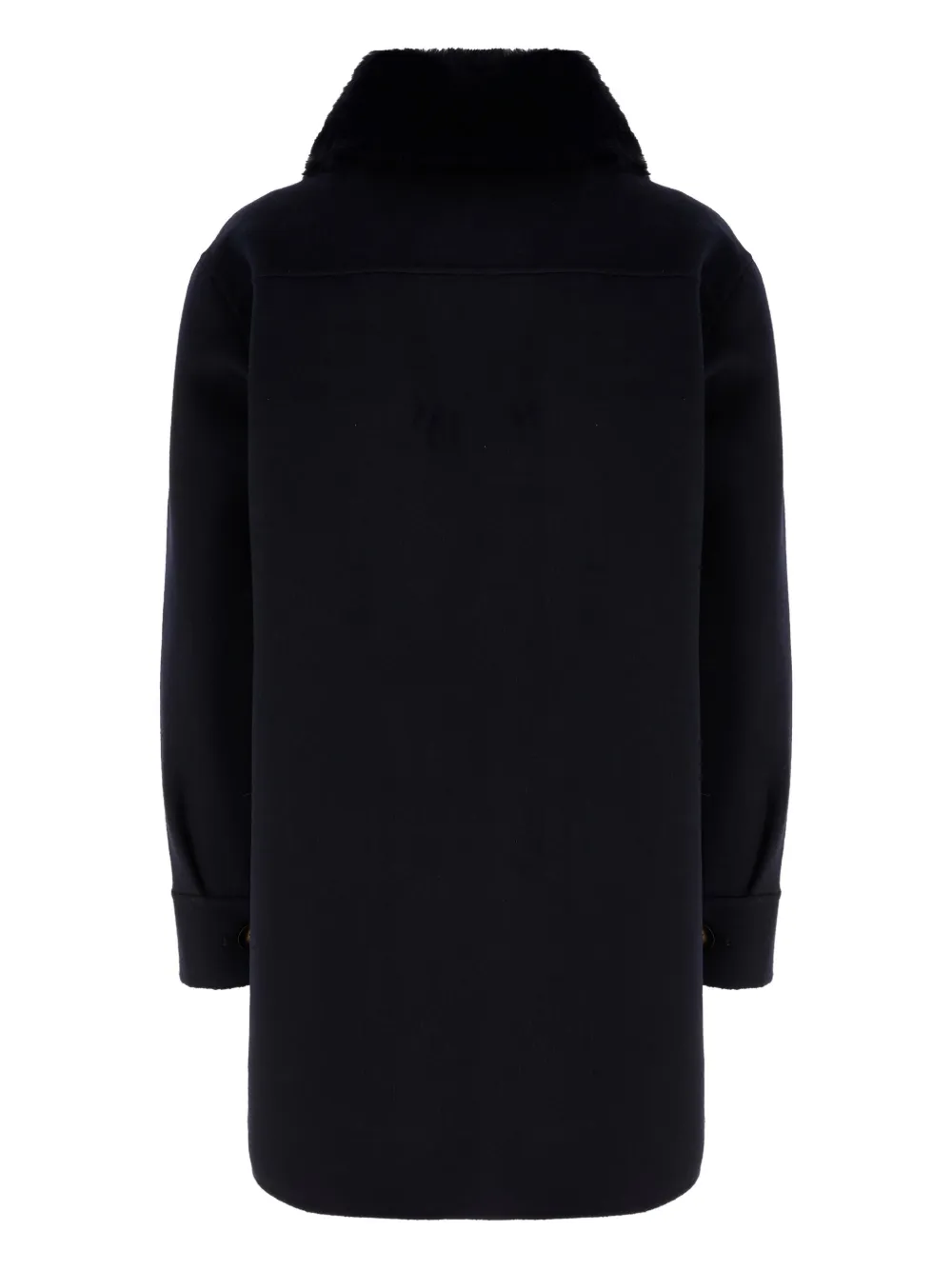 Ava Adore Buttoned-up Single-breasted Coat In Blue