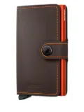 Secrid leather card holder - Brown